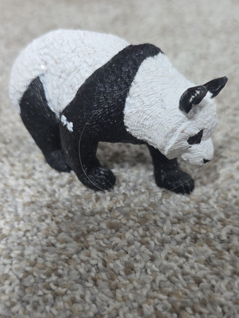 Black & White Panda Figurine Small Pet Accessory